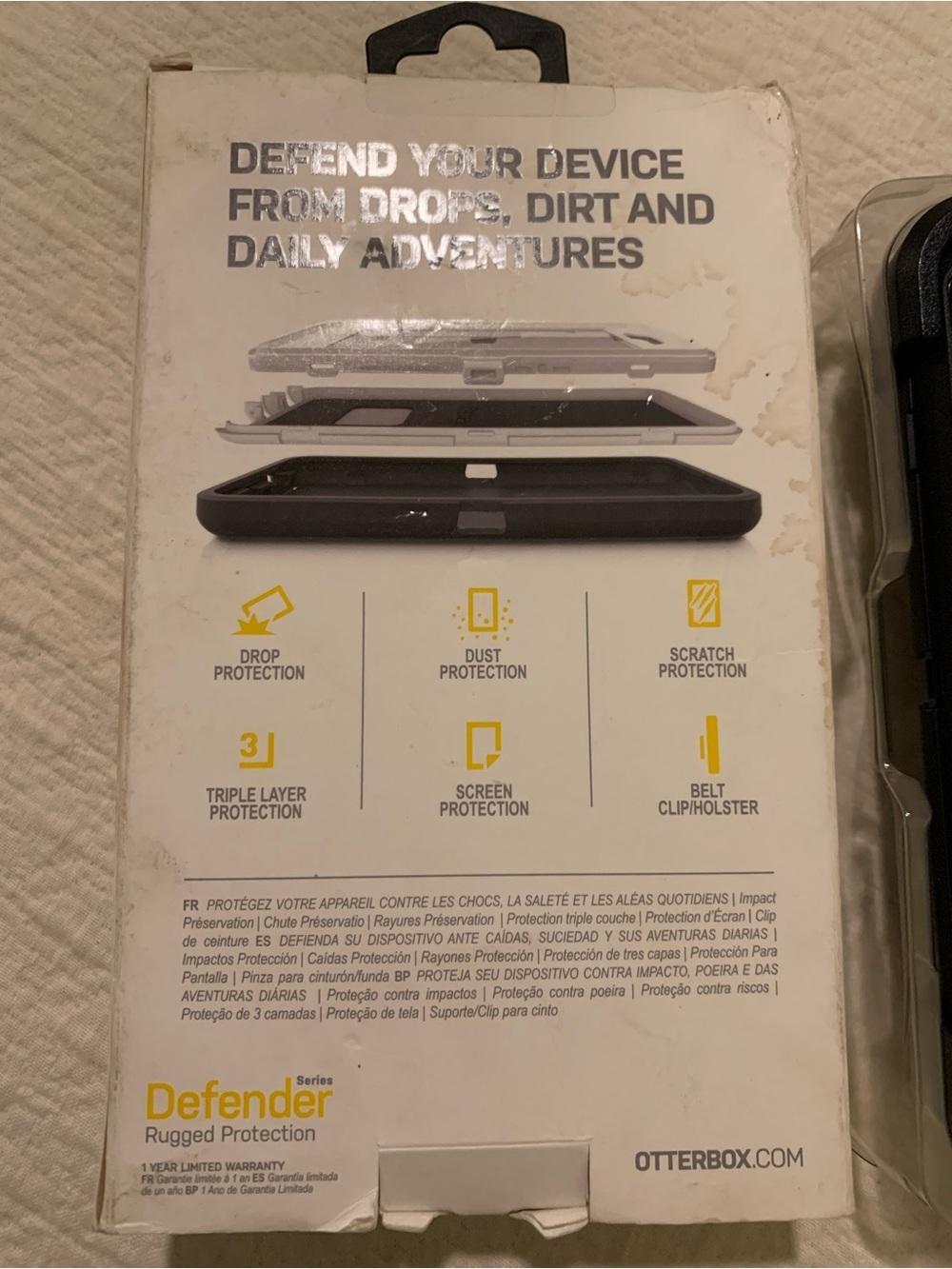 Otter box defender rugged protection belt clip holster case iPhone 7 Plus - Picture 3 of 9